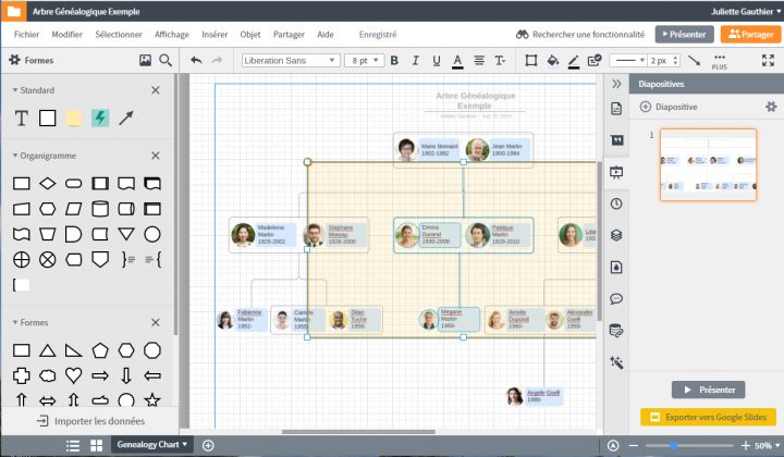 Arbre Généalogique En Ligne | Lucidchart pour Logiciel Éducatif En Ligne