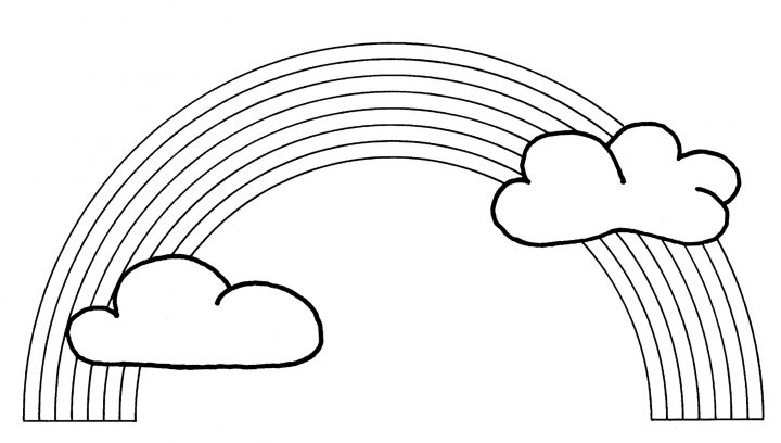 Arc-En-Ciel (Nature) – Coloriages À Imprimer serapportantà Arc En Ciel A Colorier