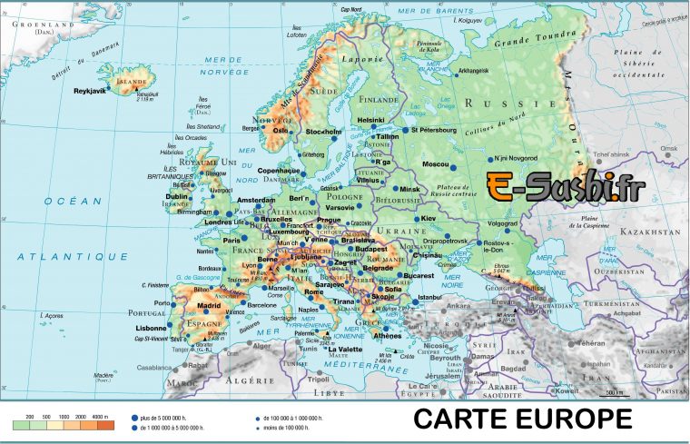 Archives Des Europe Carte Des Capitales – Arts Et Voyages tout Carte De L Europe Capitales