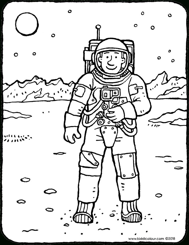 Astronaute Coloriage Dessin Image À Colorier 01V | Coloriage concernant Coloriage Astronaute