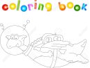 Astronaute Dragon De Dessin Animé. Livre De Coloriage Pour Les Enfants  Isolés Sur Blanc intérieur Coloriage Astronaute