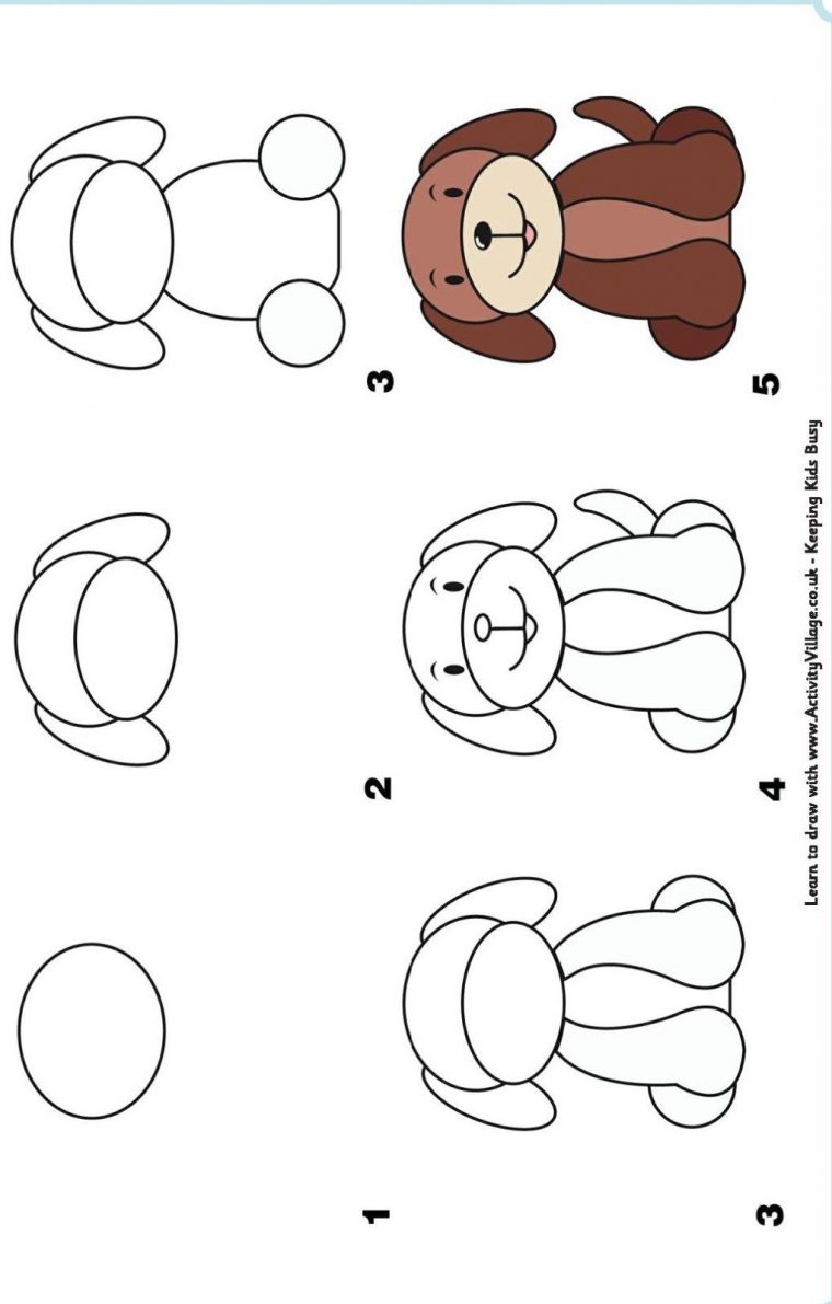 Atelier Apprendre À Dessiner | Comment Dessiner Un Chien serapportantà Modèles De Dessins À Reproduire