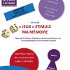 Ateliers « Jeux » Stimule Ma Mémoire - Association Synap's destiné Jeux Gratuit De Memoire