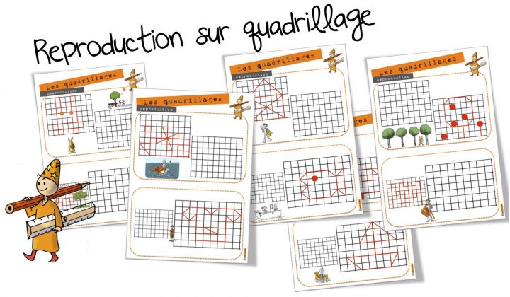 Ateliers Maths : Reproduction Sur Quadrillage (Bout De Gomme intérieur Reproduction Sur Quadrillage Ce1