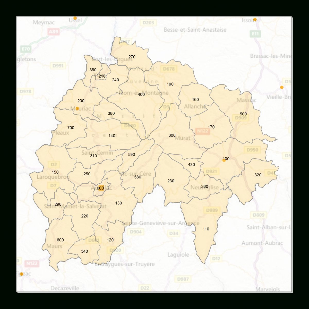 Atlas Des Codes Postaux - Cartes Des Départements De France concernant ...