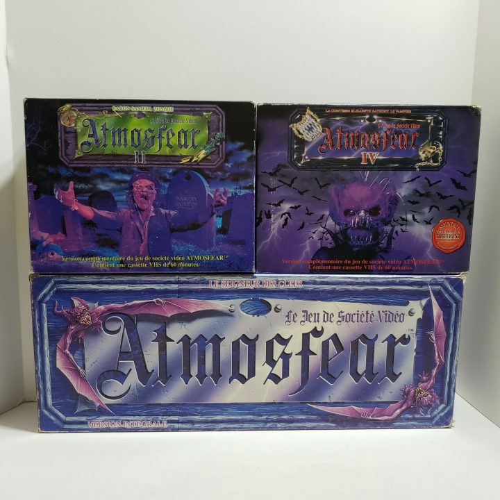 Atmosfear Le Jeu De Société Vidéo French Nightmare Board Game W/ 2 & 4  Expansion dedans Jeu De Société Puissance 4