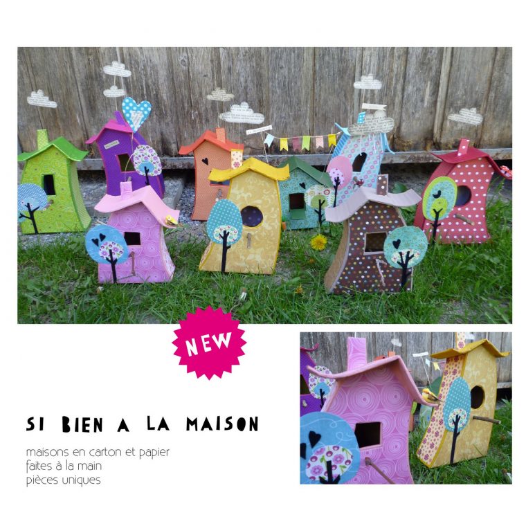 Au Petit Bonheur La Chance: Les Maisonnettes tout Maison Papier A Decouper