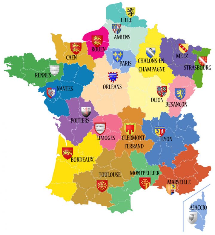 Avant/apres. Découvrez Les 13 Noms Des Nouvelles Régions De encequiconcerne Nombre De Régions En France 2017