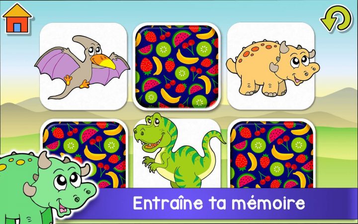 Aventure Dinosaures – Jeux Gratuit Pour Enfants Pour Android à Jeux De Memoire Gratuit Pour Enfant