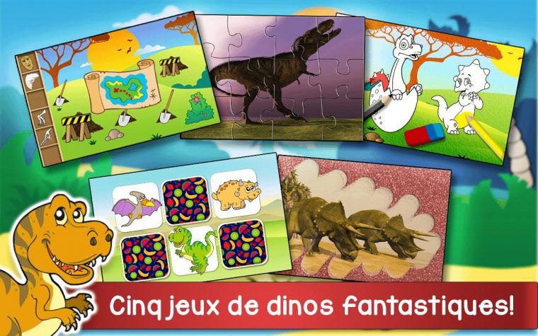 Aventure Dinosaures – Jeux Gratuit Pour Enfants Pour Android intérieur Jeux D Enfans Gratuit