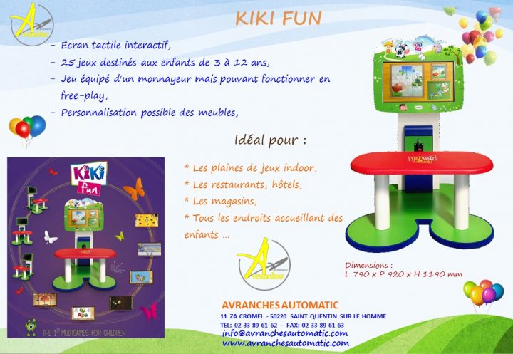 Avranches Automatic – Kiki Fun, Un Jeu Tactile Pour Les Enfants à Jeu Interactif 3 Ans