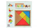 Awals Wooden Tangram Puzzle 7 Pieces - Multicolour à Pièces Tangram