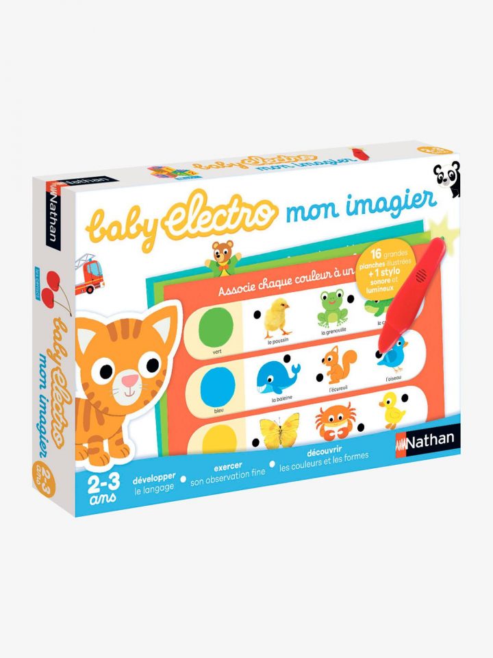 Baby Electro Premier Imagier Nathan Multicolore – Nathan serapportantà Imagier Bébé En Ligne