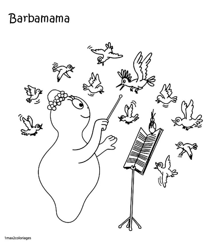 Barbamama | Schule avec Coloriage Barbapapa À Imprimer Gratuit