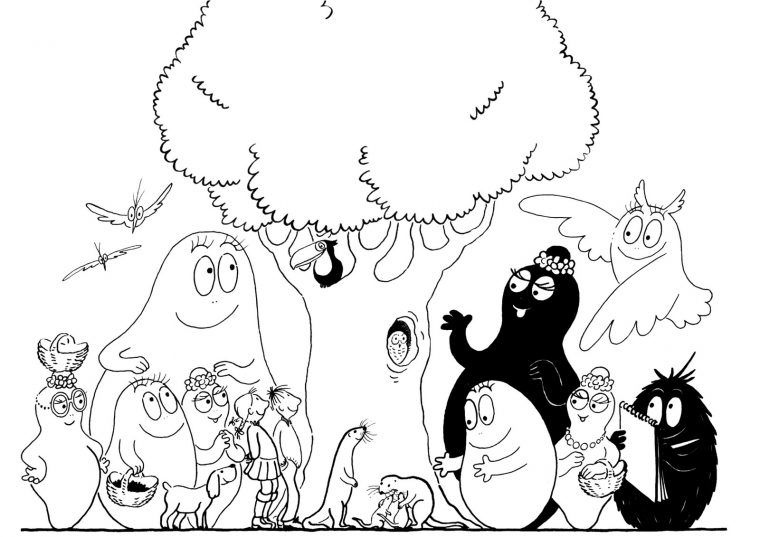 Barbapapa #61 (Dessins Animés) – Coloriages À Imprimer intérieur Coloriage Barbapapa À Imprimer Gratuit