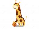 Basket-Ball De Sourire Mignon De Jeu De Girafe Avec La Boule serapportantà Jeux De Girafe Gratuit