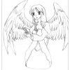 Bel Ange - Divers Animes Et Mangas - Coloriages Pour Enfants destiné Ange A Colorier