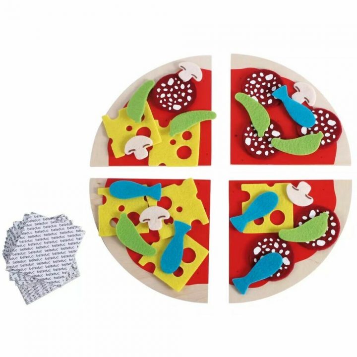 Beleduc Jeu Pizza Fiesta Bois Multicolore Jouet Educatif concernant Jeux Enfant Educatif