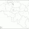 Belgique : Carte Géographique Gratuite, Carte Géographique intérieur Carte Département Vierge