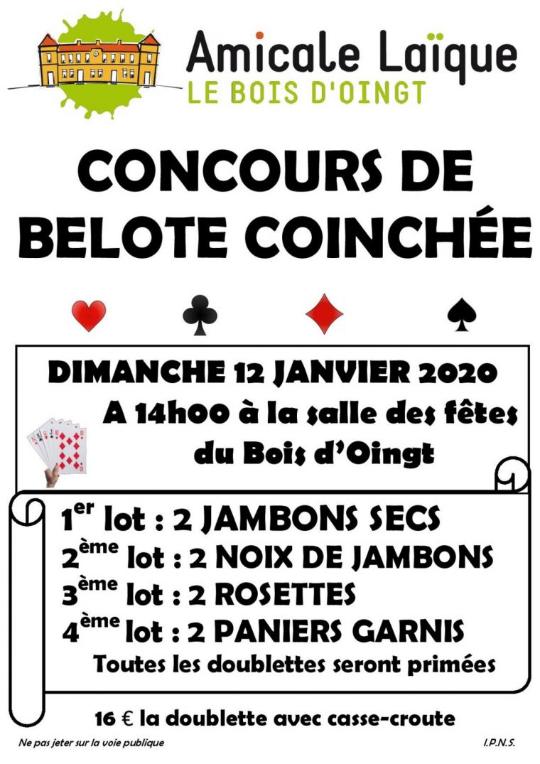 Belote Coinchee : Jeu De Cartes Coinche A Val D Oingt dedans Jeux De Secs