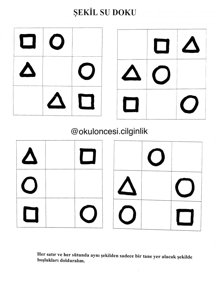 Betül Aksoy Adlı Kullanıcının Kavramlar Panosundaki Pin tout Sudoku Gs