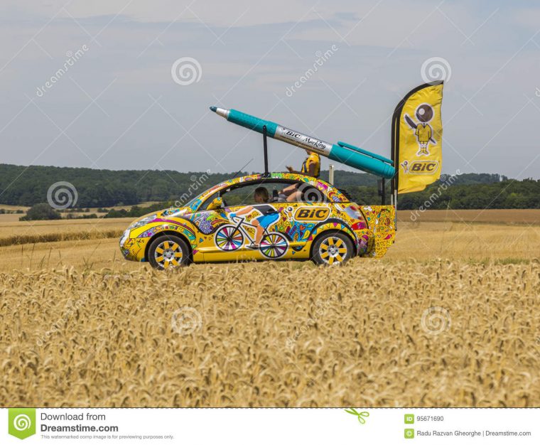 Bic Car – Tour De France 2017 Editorial Image – Image Of destiné Region De France 2017