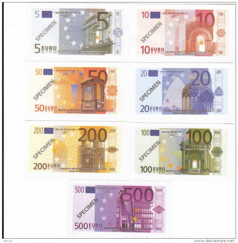 Billet De 20 Euros | Billet Euro Specimen, Spécimen, Factice avec Billet Euro A Imprimer