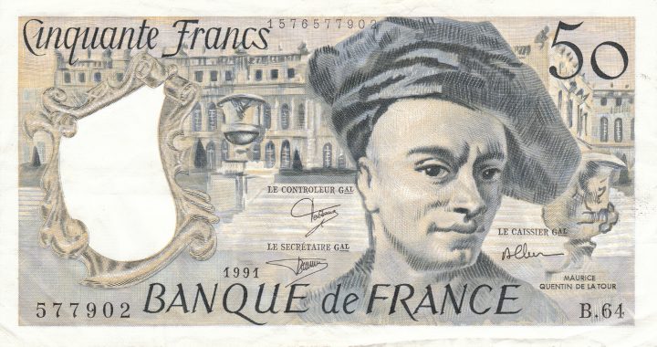 Billet De 50 Francs Quentin De La Tour — Wikipédia pour Billet De 50 Euros À Imprimer