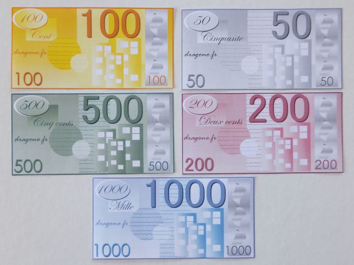 Billets De Fausse Monnaie À Imprimer-Jeux De Société avec Billet De 50 Euros À Imprimer