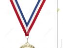 Blanc De Médaille De Jeux Olympiques D'or Avec Le Chemin De destiné Jeux De Découpage