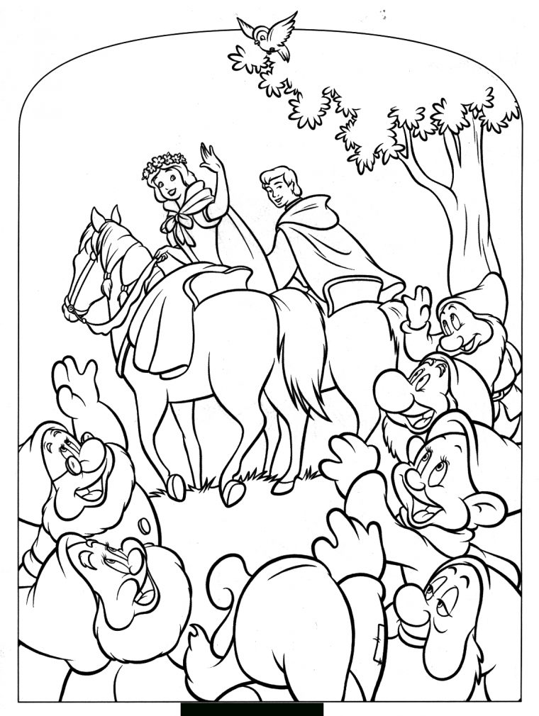 Blanche Neige Et Les Sept Nains #108 (Films D'animation tout Coloriage De Blanche Neige À Imprimer