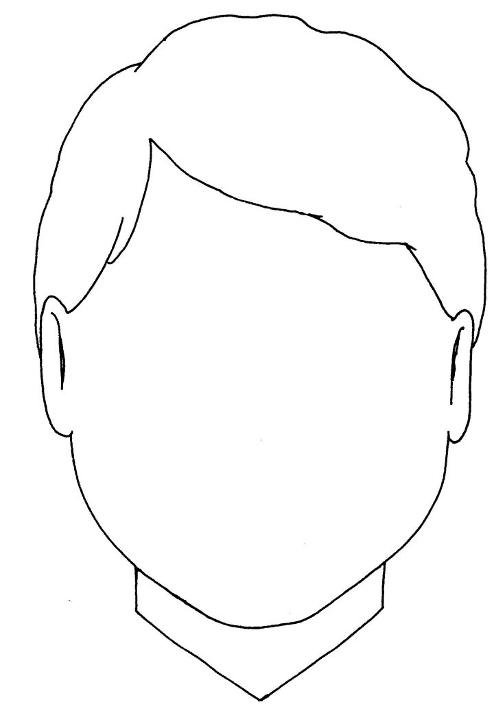 Blank Boy Face Colouring Coloring Pages – Quoteko. | Visage avec Visage À Colorier