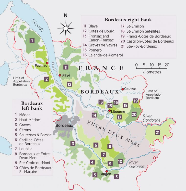 Bordeaux Wines: Everything You Need To Know About The Region tout Liste Region De France