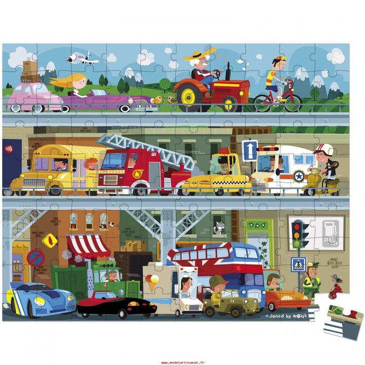 Boutique En Ligne Janod Enfants Puzzle 100 Pièces Carton à Puzzle Enfant En Ligne