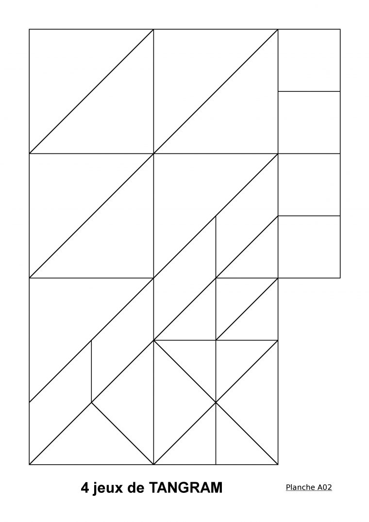 Boutisses avec Pièces Tangram