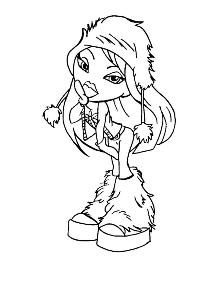 Bratz #256 (Dessins Animés) – Coloriages À Imprimer destiné Bratz Dessin