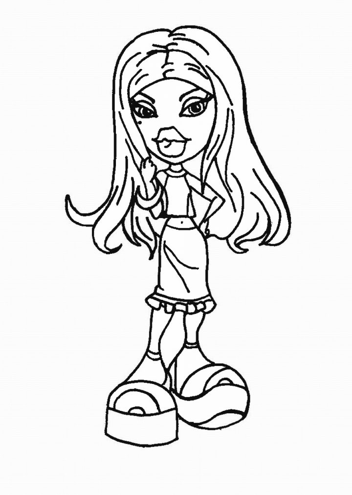 Bratz Coloring Pages dedans Bratz Dessin