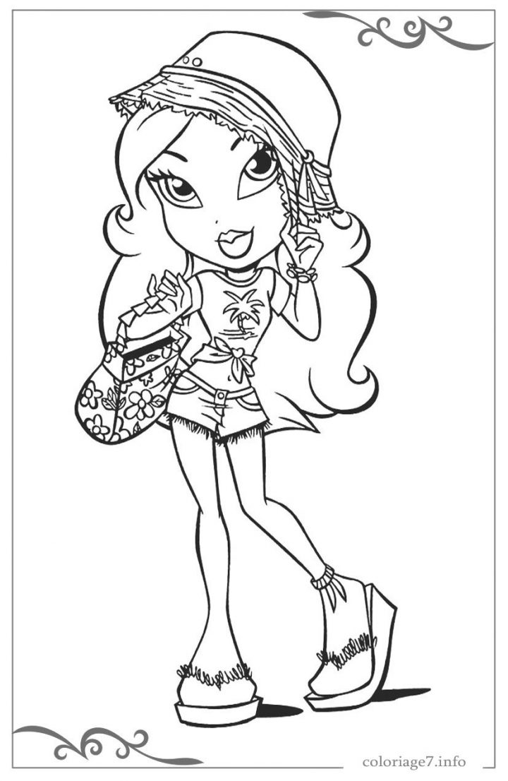 Bratz Dessin A Imprimer Et Dessin A Colorier Gratuit dedans Bratz Dessin