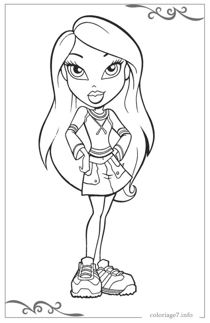 Bratz Dessins Pour Colorier En Ligne Gratuits tout Bratz Dessin