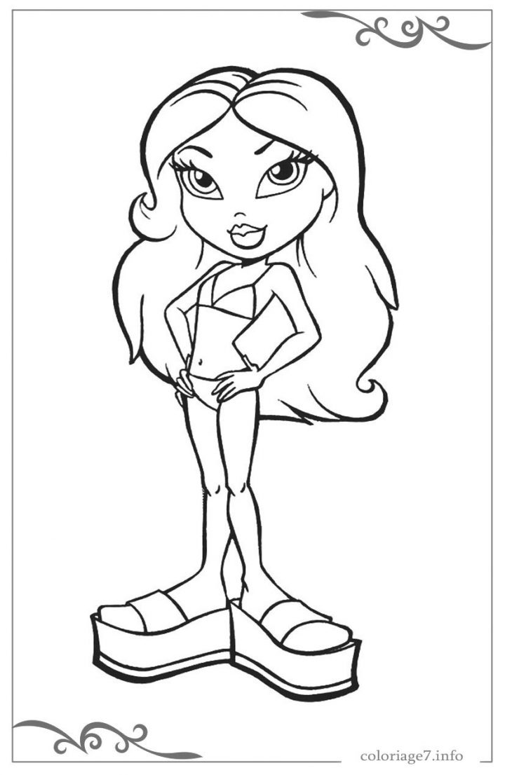 Bratz Jeu De Coloriages Pour Garçons Gratuits serapportantà Bratz Dessin