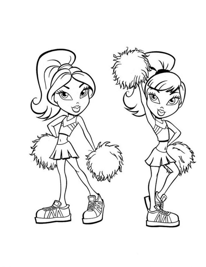 Bratz Pom Pom Girls Coloring Pages Hellokids | Coloriage serapportantà Bratz Dessin