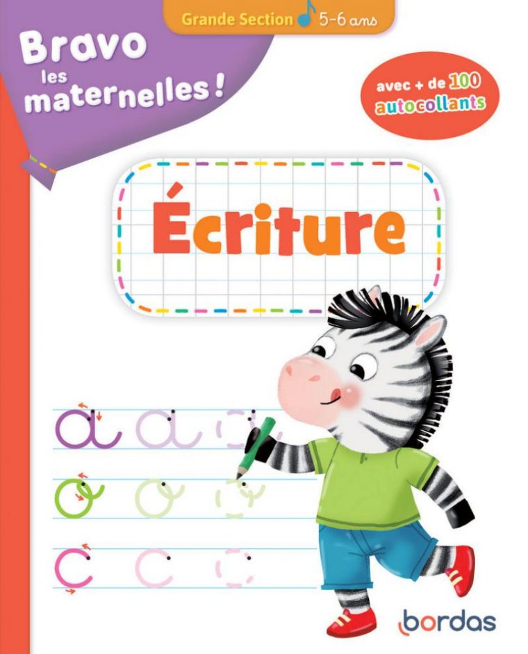 Bravo Les Maternelles – Ecriture Grande Section + pour Cahier D Activité Maternelle