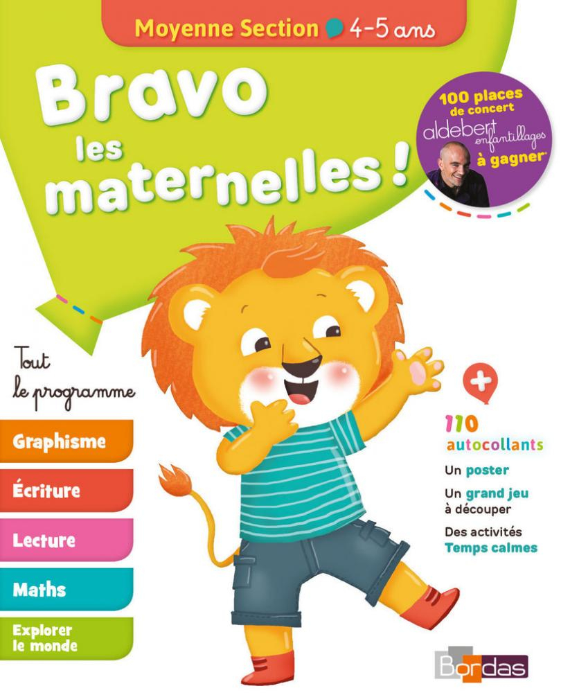 Bravo Les Maternelles ! - Moyenne Section (Ms) -Tout Le tout Exercice 4 Ans
