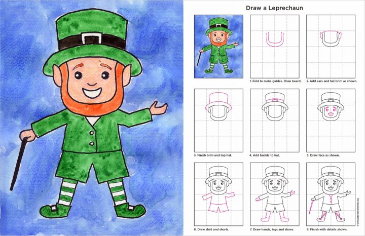 Bri-Coco De Lolo: Comment Dessiner Un Lutin De La St-Patrick dedans Dessiner Un Lutin