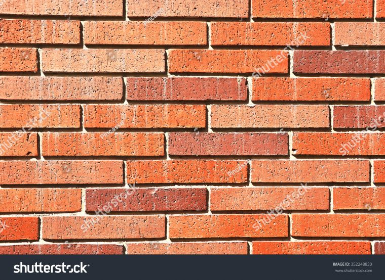 Brick Wall Stock Photo (Edit Now) 352248830 intérieur Casse Brick