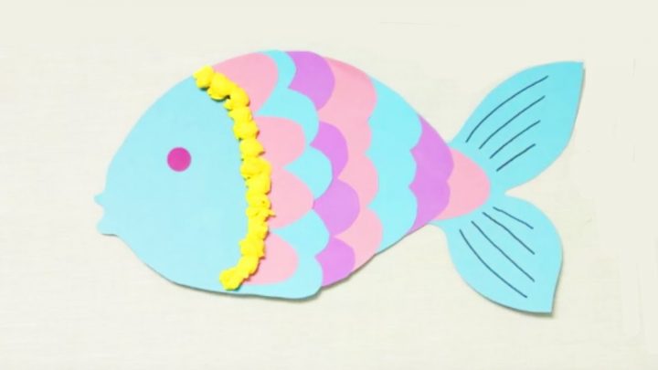 Bricolage De Carnaval. Fabriquer Un Poisson D'avril encequiconcerne Dessin De Poisson D Avril A Imprimer