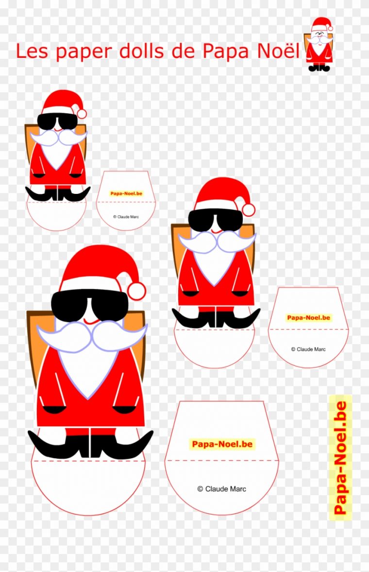 Bricolage De Noel Enfant Imprimer Le Paper Doll Noel avec Etiquette Noel À Imprimer