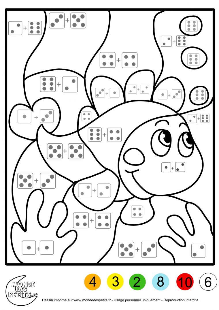 Buzz2000 Coloriage À Imprimer | Kindergarten Math avec Coloriage Codé Gs