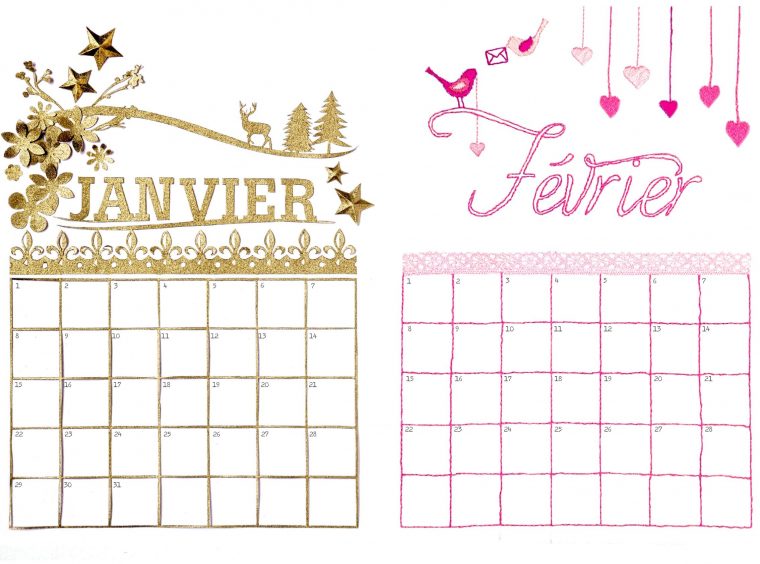 Cadeau : Les Calendriers Perpétuels De Prima | Calendrier avec Calendrier Perpetuel Gratuit Imprimer