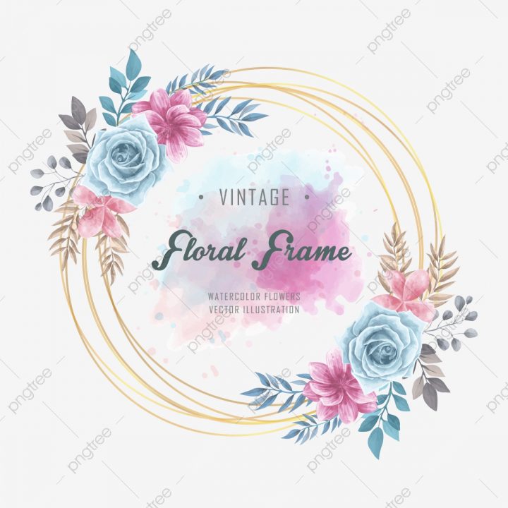 Cadre Fleurs Florales Aquarelle, Contexte, Schéma, Fleur Png tout Schéma D Une Fleur